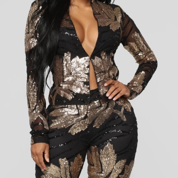 Fashion Nova sequin set - Picture 1 of 3